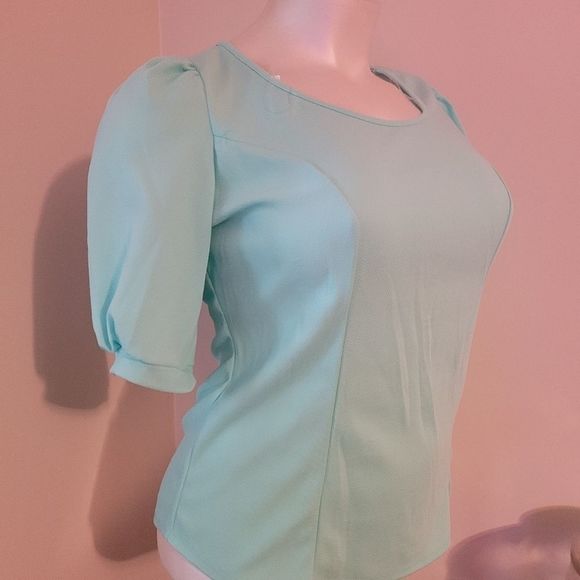 Plus size puff Sleeve top. - Picture 8 of 8